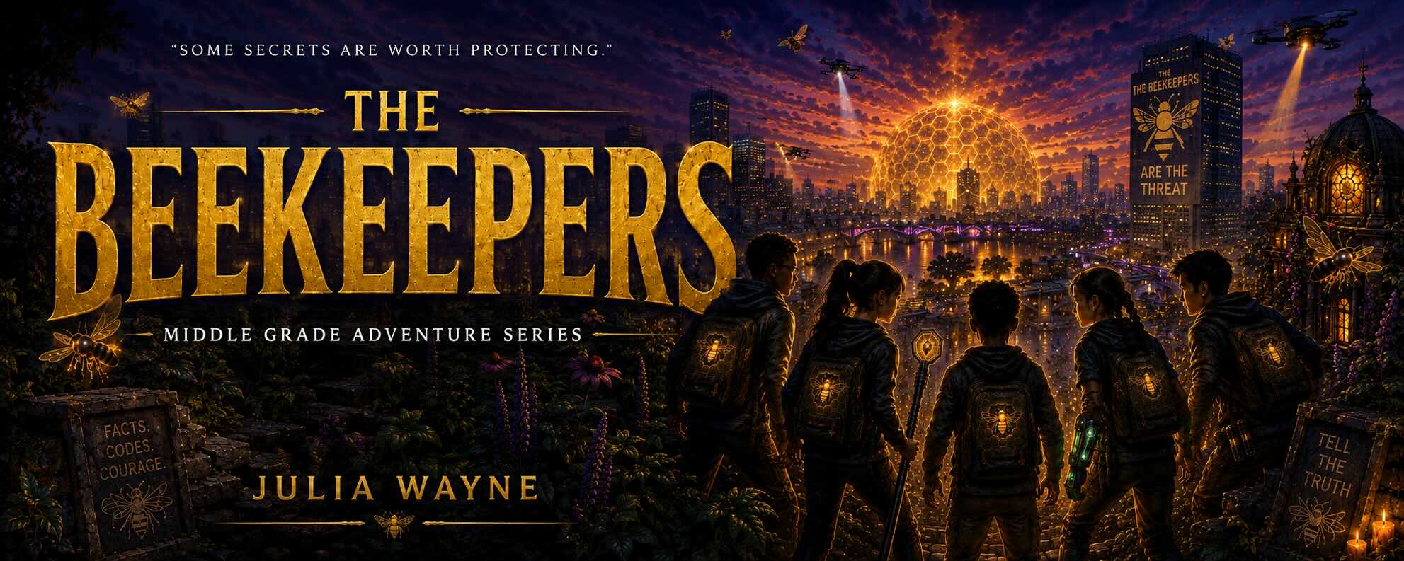 The Beekeepers series banner
